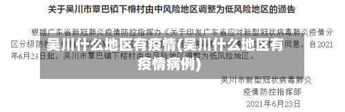 吴川什么地区有疫情(吴川什么地区有疫情病例)-第2张图片