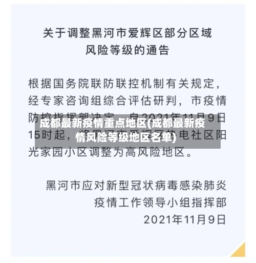 成都最新疫情重点地区(成都最新疫情风险等级地区名单)
