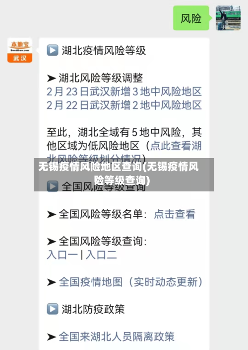 无锡疫情风险地区查询(无锡疫情风险等级查询)-第2张图片