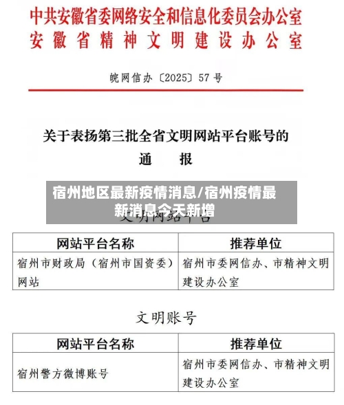 宿州地区最新疫情消息/宿州疫情最新消息今天新增-第3张图片