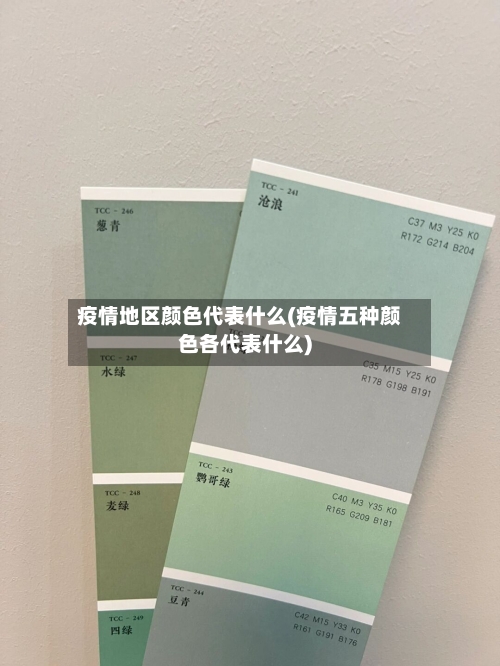 疫情地区颜色代表什么(疫情五种颜色各代表什么)