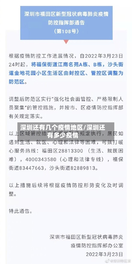 深圳还有几个疫情地区/深圳还有多少疫情-第3张图片