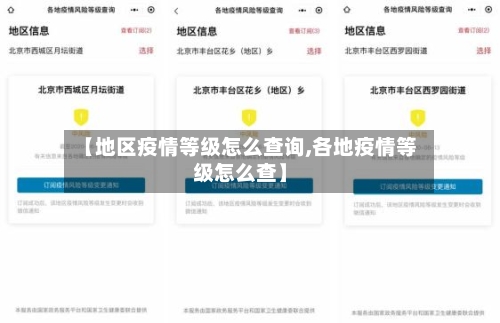 【地区疫情等级怎么查询,各地疫情等级怎么查】-第3张图片