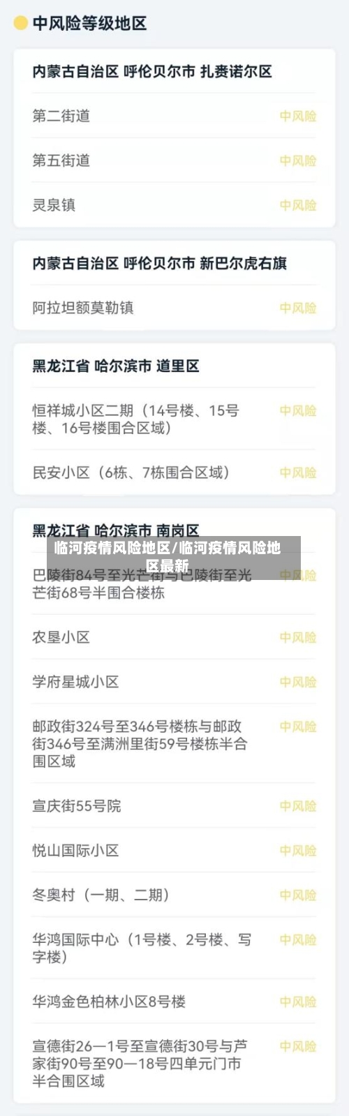 临河疫情风险地区/临河疫情风险地区最新-第2张图片