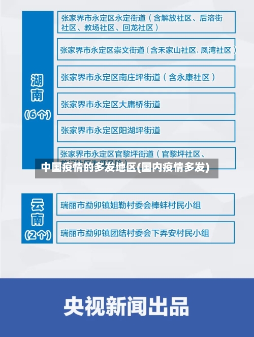 中国疫情的多发地区(国内疫情多发)-第3张图片