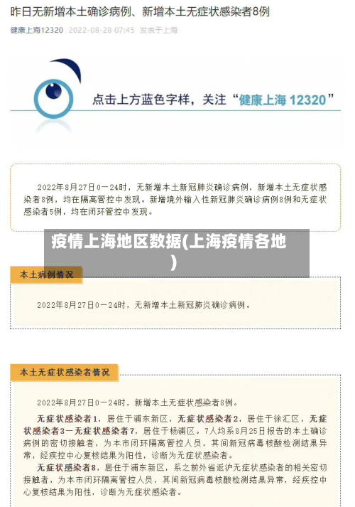 疫情上海地区数据(上海疫情各地)