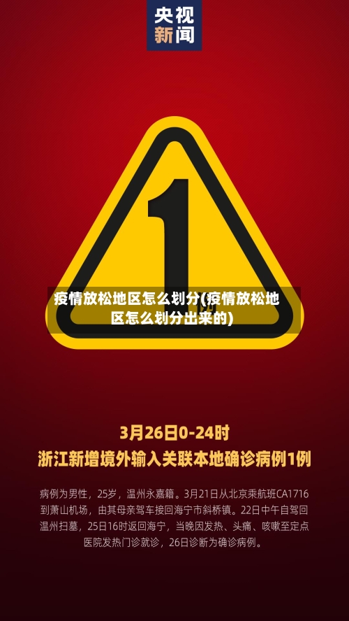 疫情放松地区怎么划分(疫情放松地区怎么划分出来的)