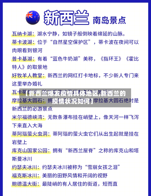 【新西兰爆发疫情具体地区,新西兰的疫情状况如何】-第2张图片