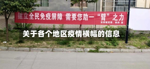 关于各个地区疫情横幅的信息-第2张图片
