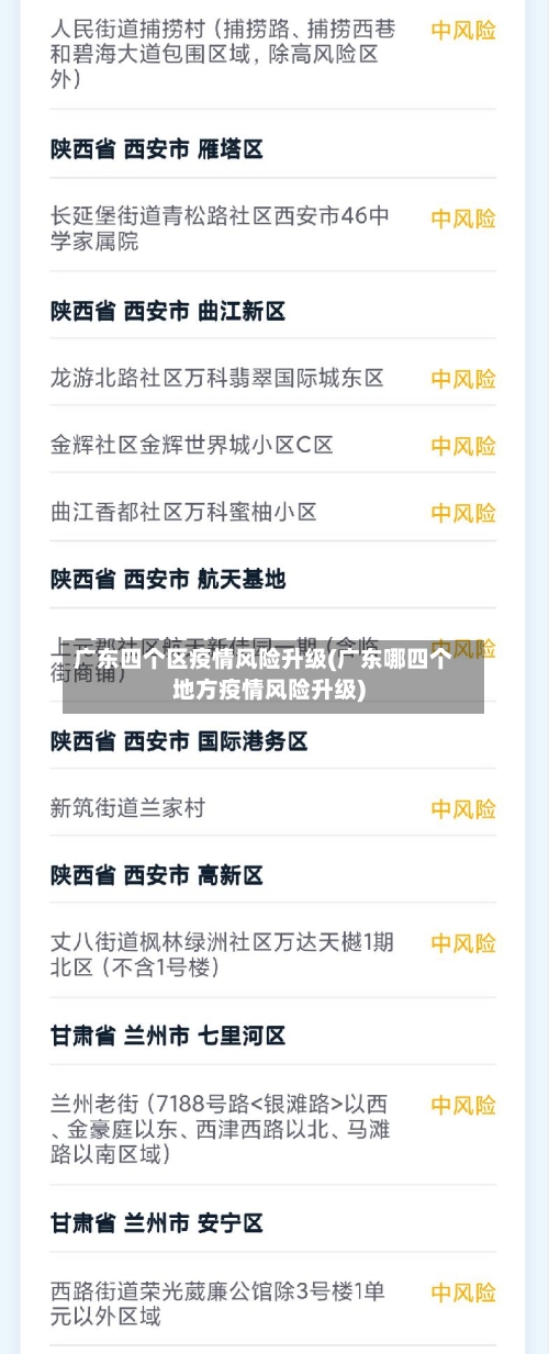 广东四个区疫情风险升级(广东哪四个地方疫情风险升级)-第3张图片