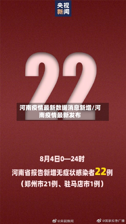 河南疫情最新数据消息新增/河南疫情最新发布