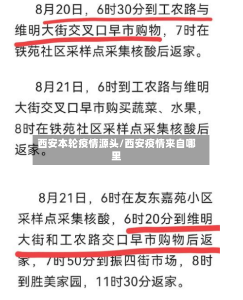 西安本轮疫情源头/西安疫情来自哪里-第2张图片