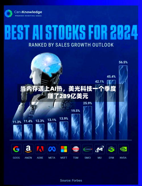 当内存遇上AI热，美光科技一个季度赚了289亿美元