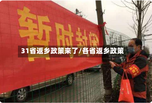 31省返乡政策来了/各省返乡政策-第3张图片