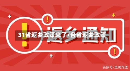 31省返乡政策来了/各省返乡政策-第2张图片
