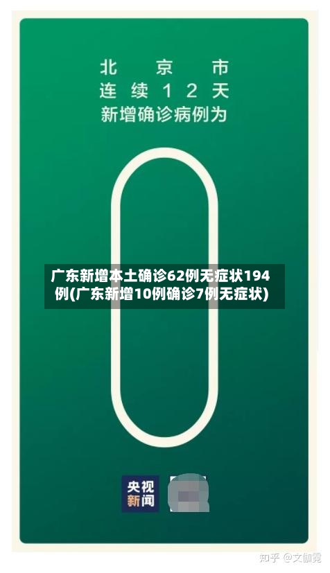 广东新增本土确诊62例无症状194例(广东新增10例确诊7例无症状)
