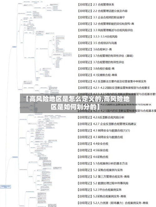 【高风险地区是怎么定义的,高风险地区是如何划分的】-第2张图片