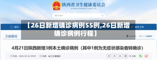 【26日新增确诊病例55例,26日新增确诊病例行程】