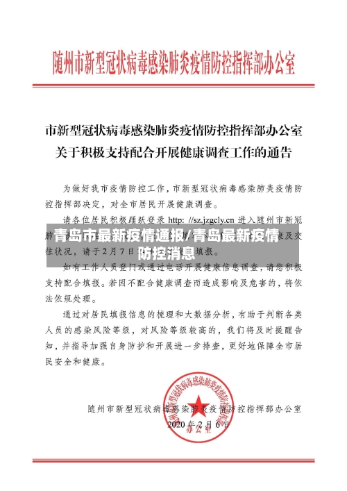 青岛市最新疫情通报/青岛最新疫情防控消息-第3张图片