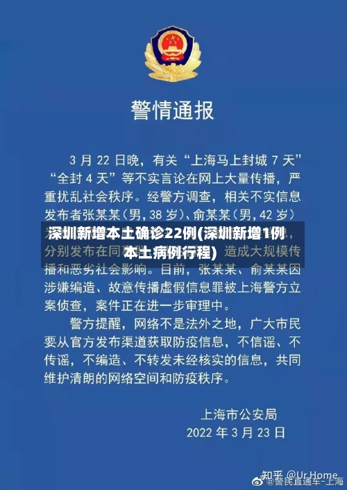 深圳新增本土确诊22例(深圳新增1例本土病例行程)