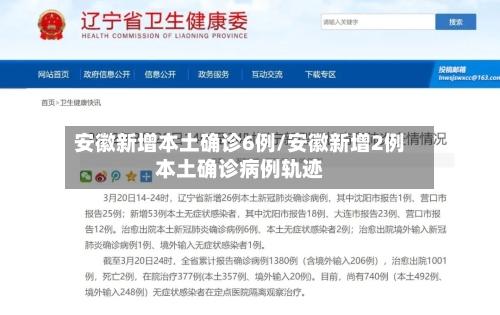 安徽新增本土确诊6例/安徽新增2例本土确诊病例轨迹