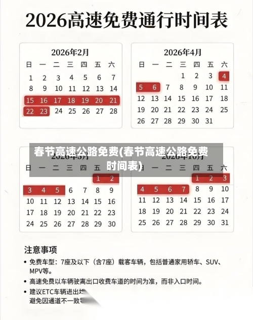 春节高速公路免费(春节高速公路免费时间表)-第2张图片