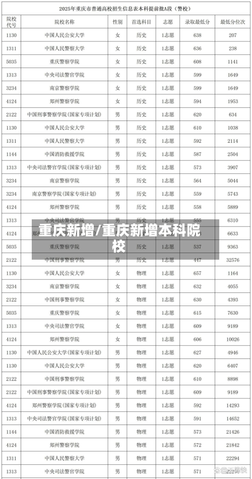 重庆新增/重庆新增本科院校-第2张图片