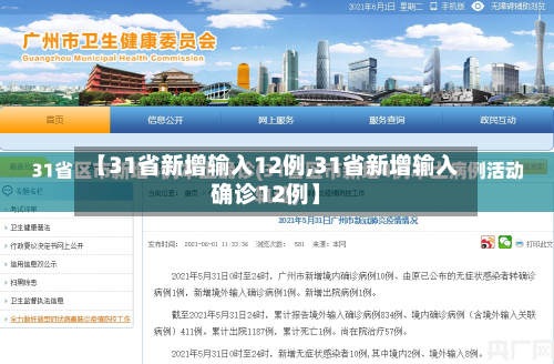 【31省新增输入12例,31省新增输入确诊12例】-第2张图片