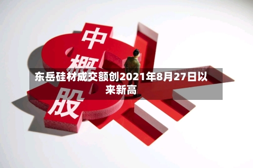 东岳硅材成交额创2021年8月27日以来新高-第2张图片