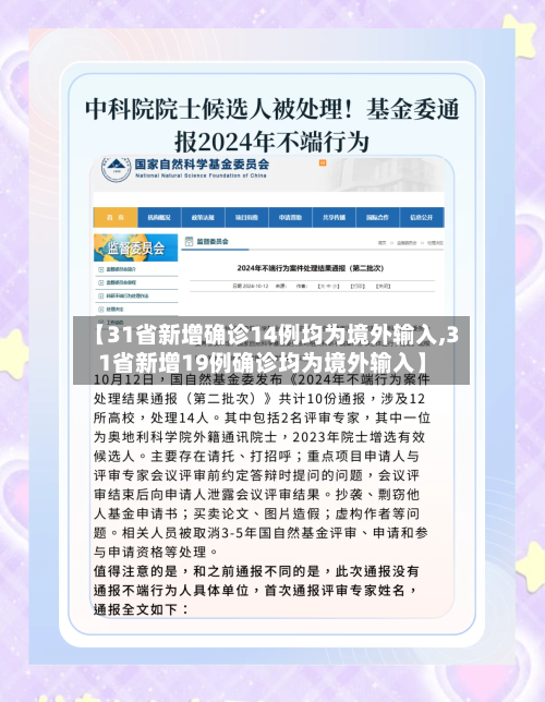 【31省新增确诊14例均为境外输入,31省新增19例确诊均为境外输入】-第3张图片