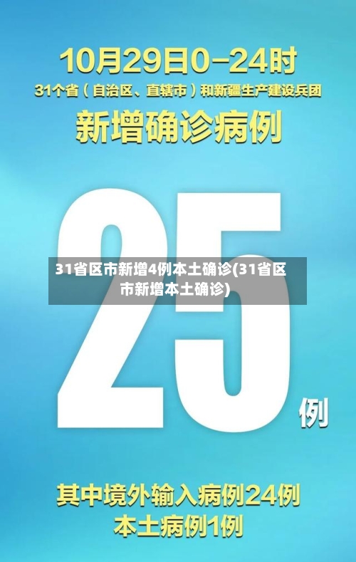 31省区市新增4例本土确诊(31省区市新增本土确诊)-第3张图片