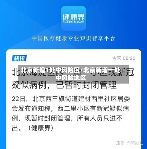 北京新增1处中风险区/北京新增一处中风险地区-第2张图片