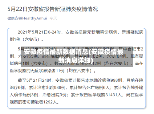安徽疫情最新数据消息(安徽疫情最新消息详细)-第3张图片