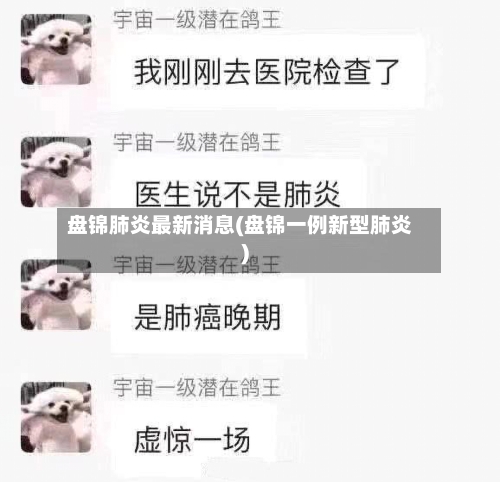 盘锦肺炎最新消息(盘锦一例新型肺炎)