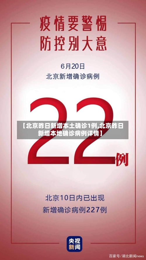 【北京昨日新增本土确诊1例,北京昨日新增本地确诊病例详情】