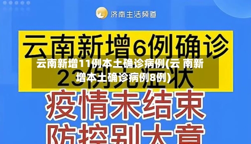 云南新增11例本土确诊病例(云 南新增本土确诊病例8例)