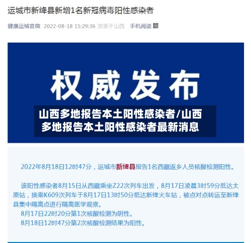 山西多地报告本土阳性感染者/山西多地报告本土阳性感染者最新消息