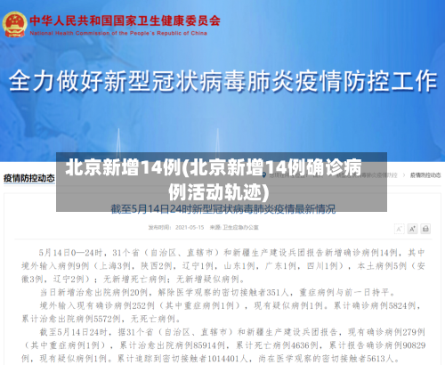 北京新增14例(北京新增14例确诊病例活动轨迹)-第3张图片
