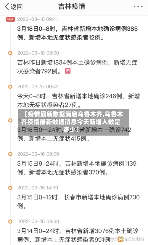 【疫情最新数据消息乌鲁木齐,乌鲁木齐疫情最新数据消息今天新增人数是多少】-第3张图片