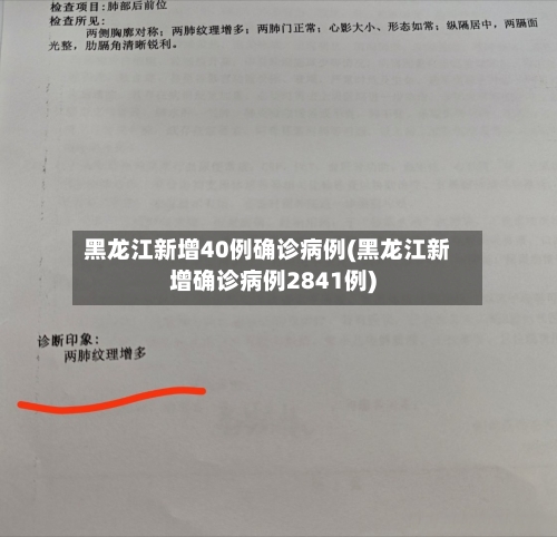 黑龙江新增40例确诊病例(黑龙江新增确诊病例2841例)-第3张图片
