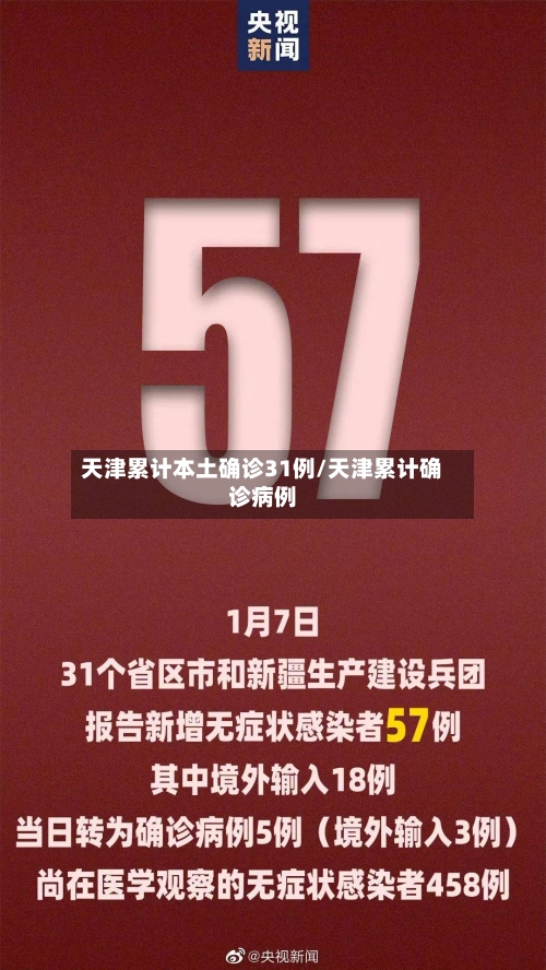 天津累计本土确诊31例/天津累计确诊病例