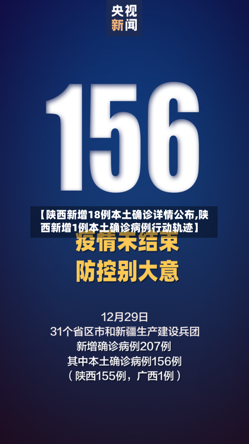 【陕西新增18例本土确诊详情公布,陕西新增1例本土确诊病例行动轨迹】-第2张图片