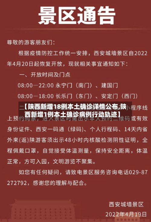 【陕西新增18例本土确诊详情公布,陕西新增1例本土确诊病例行动轨迹】