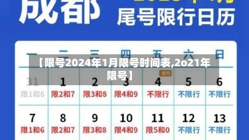 【限号2024年1月限号时间表,2o21年限号】-第2张图片