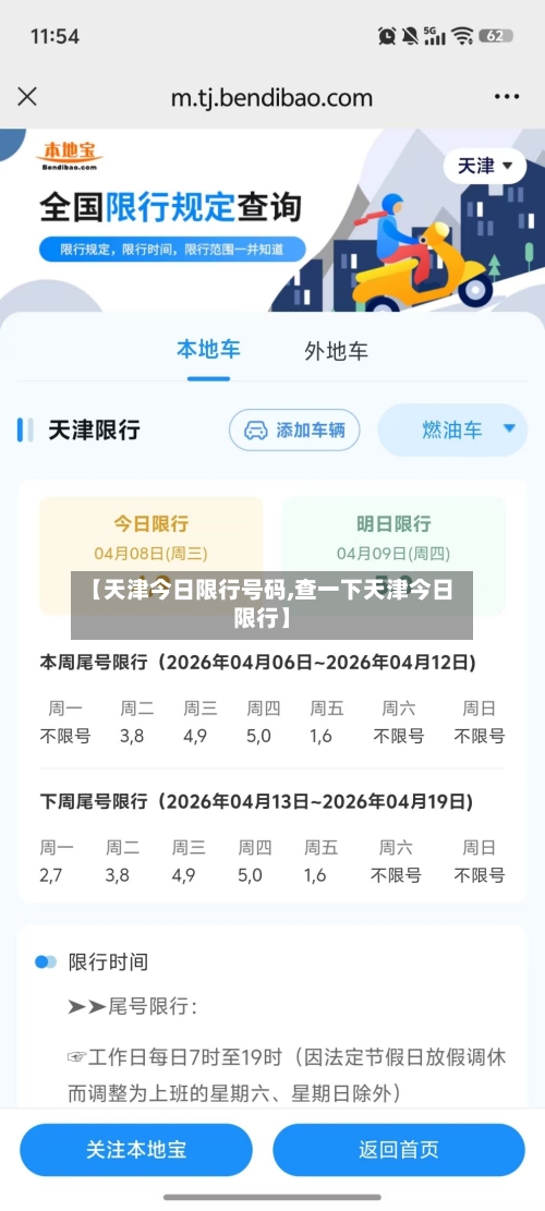 【天津今日限行号码,查一下天津今日限行】-第2张图片