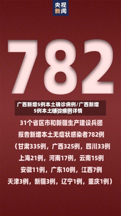 广西新增5例本土确诊病例/广西新增5例本土确诊病例详情-第3张图片
